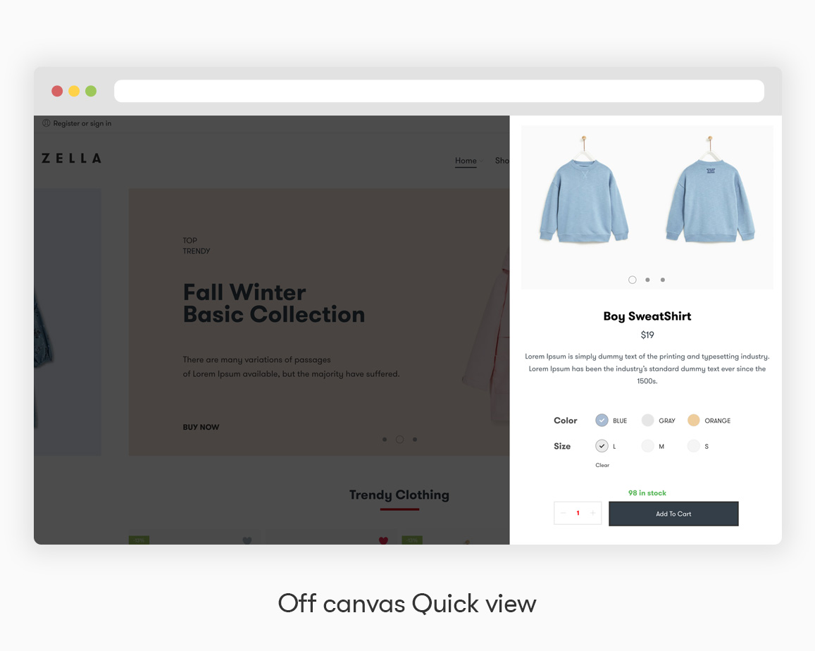 Zella - WooCommerce AJAX WordPress Layout - RTL-Unterstützung - 14