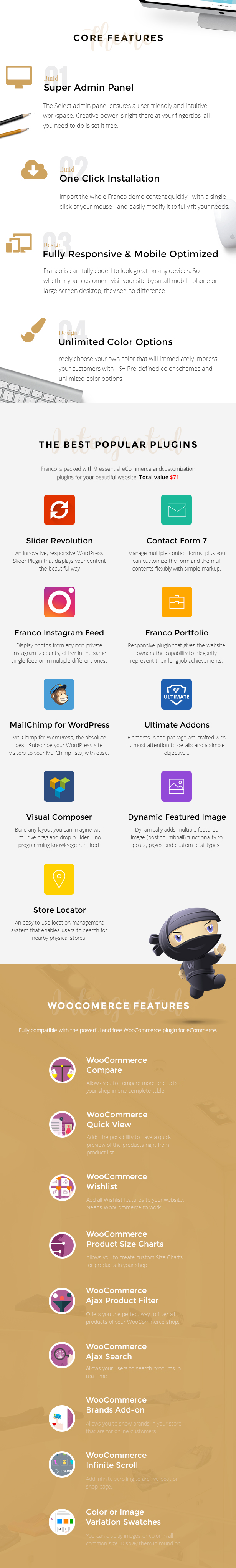 Franco - Elegantes WooCommerce WordPress Vorlage - 10