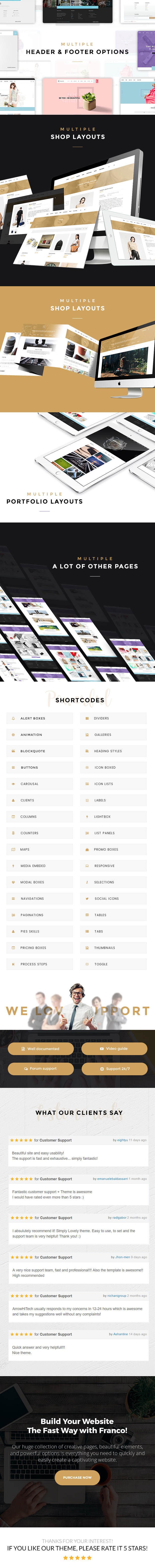 Franco - Elegantes WooCommerce WordPress Vorlage - 12