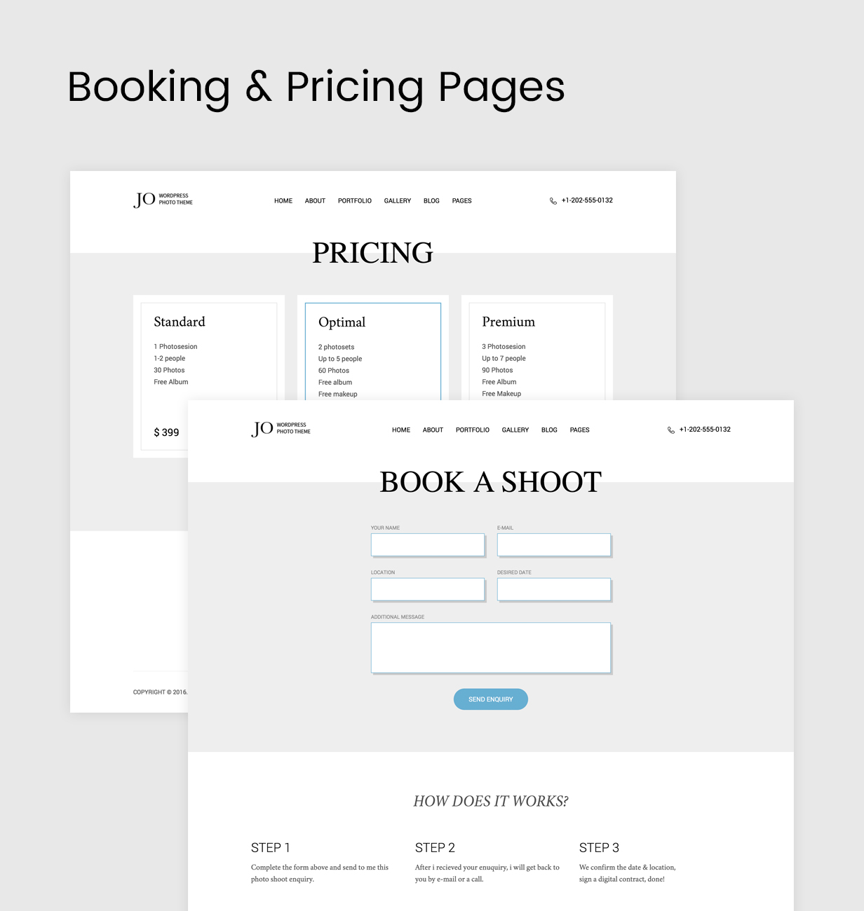Jo - Kreatives Fotografie Portfolio WordPress Template - 8