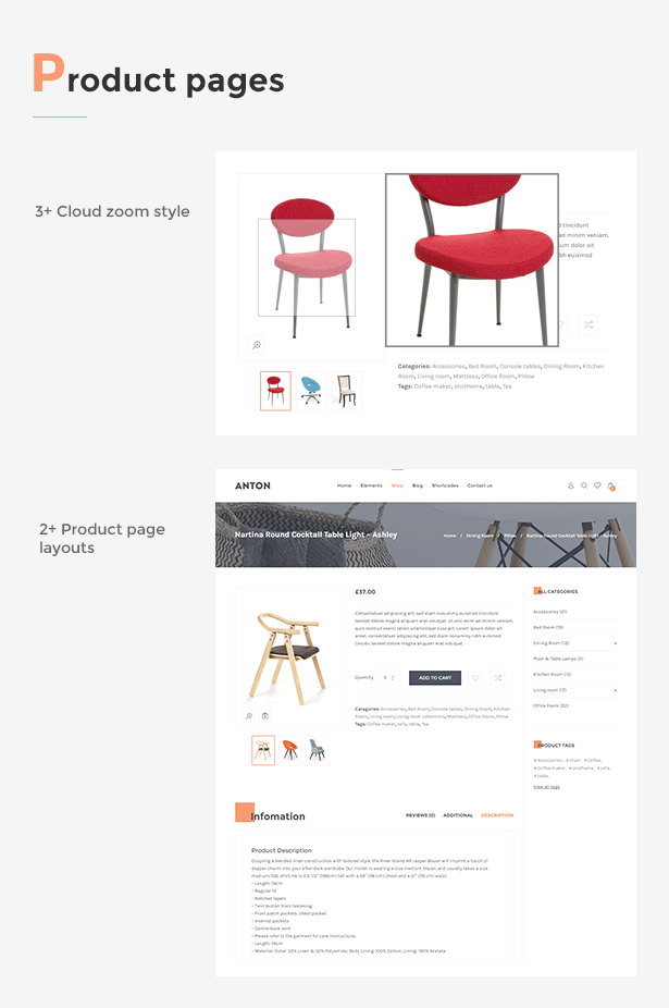 SNS Anton - Möbel WooCommerce WordPress Template - 3