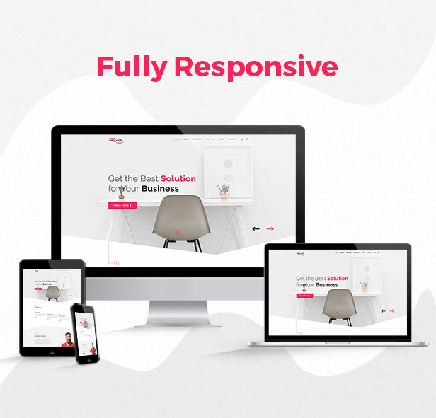 Projekt - Kreative Mehrzweck-WordPress-Layout ist voll ansprechbar 