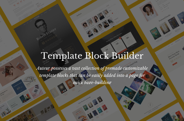 Auteur - WordPress Template für Autoren, Rezensenten und Verleger - 16