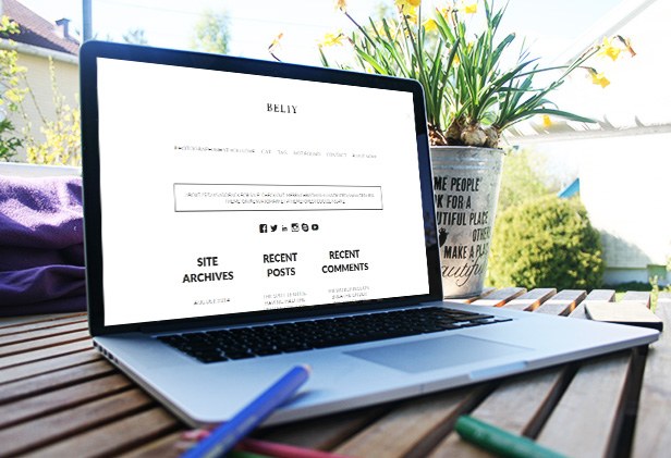 Okean - Mehrzweck, Minimal, Multiscroll Blog / Portfolio Template - 1
