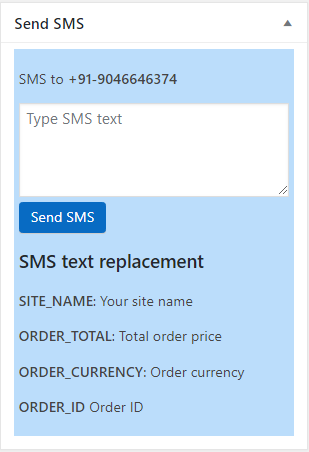 Nexmo WooCommerce SMS Alarm Plugin von CodeSpeedy - 2