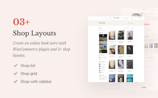 Auteur - WordPress Template für Autoren, Rezensenten und Verleger - 11