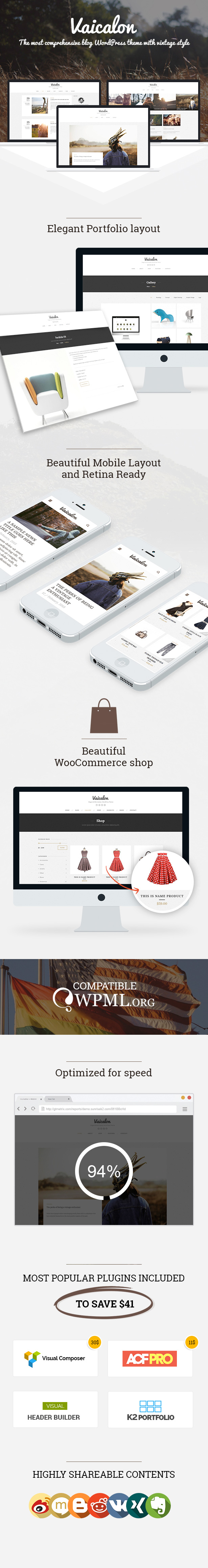 Vaicalon - Vintage WordPress Blog Layout - 3