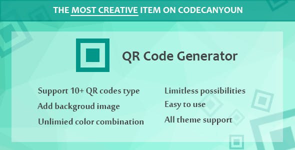 Visual Composer - QR Code Generator - CodeCanyon Artikel zu verkaufen