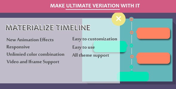 Visual Composer - Materialise Timeline - CodeCanyon Artikel zum Verkauf