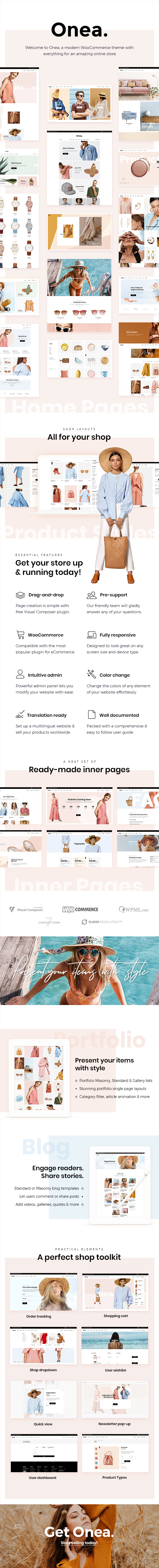 Onea - Mehrzweck WooCommerce Template - 1