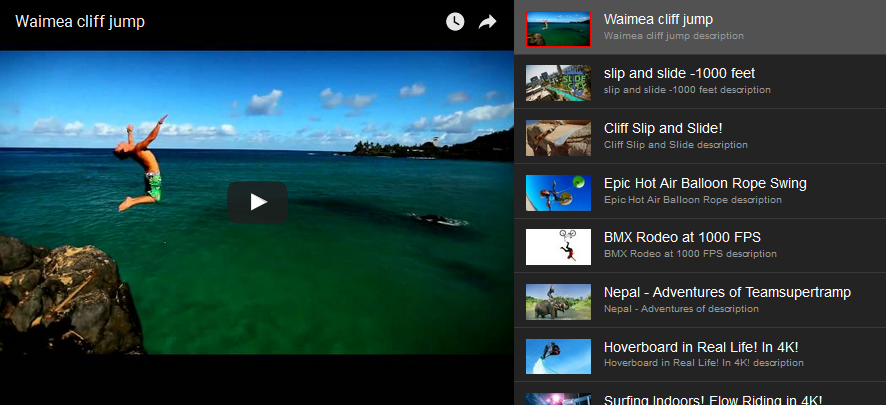 Videogalerien für WPBakery Page Builder (Visual Composer) - 3
