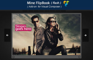 Add-on für Visual Composer – Mine FlipBook (Flash)