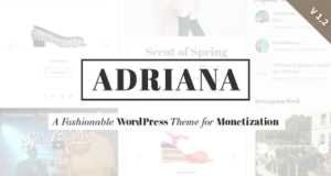 Adriana – Fashion WordPress Layout