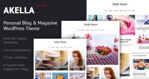 Akella – Persönliches Blog & Magazin WordPress Vorlage