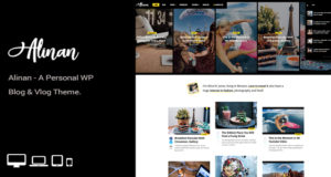 Alinan WP – Ein persönliches WordPress Blog und Vlog Template