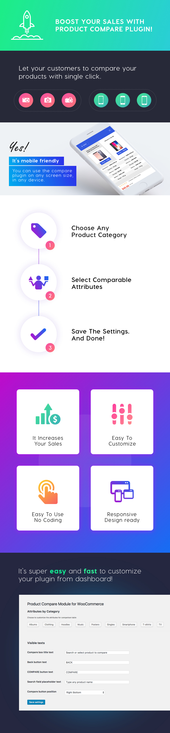 Produktvergleichsmodul für WooCommerce - 1