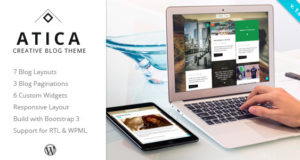 Atica – WordPress Creative Blog Template