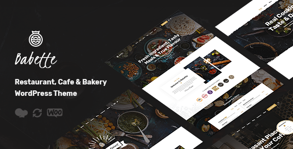 Wordpress Entertainment Template Babette - Restaurant & Cafe WordPress Theme