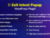 Beenden Sie das Intent Popup WordPress Plugin