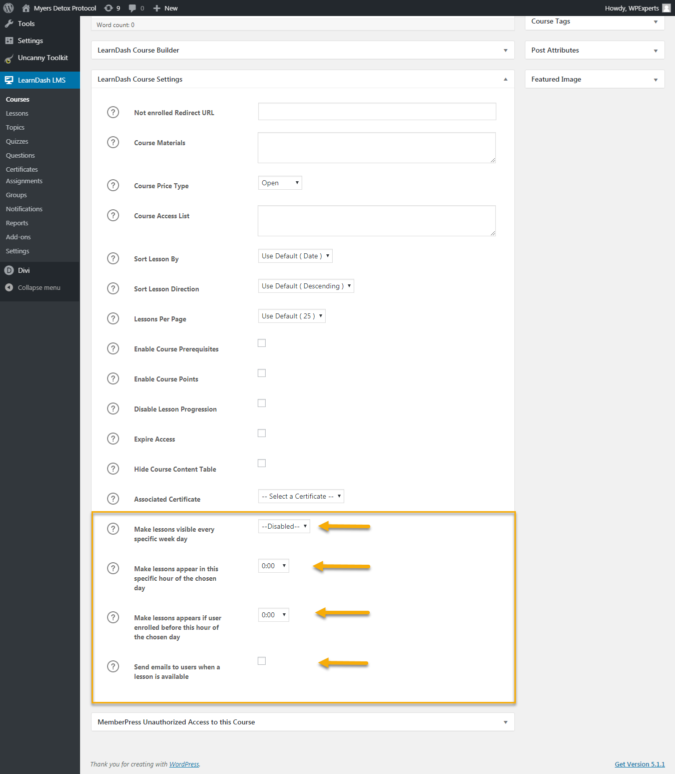 LearnDash Tropfkurs-Add-on