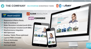 Das Unternehmen – Responsive Multi-Purpose Layout