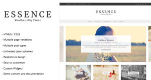 Essenz – WordPress Blog Vorlage