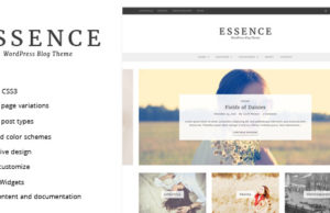 Essenz – WordPress Blog Vorlage