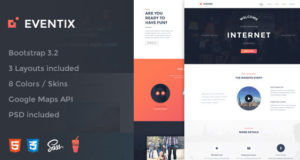 Eventix – Event Landing WordPress Template