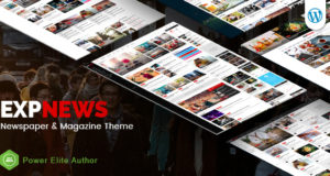 ExpNews – WordPress-Template für Zeitungen und Zeitschriften