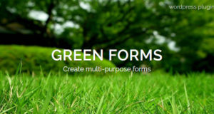 Form Builder für WordPress – Grüne Formulare