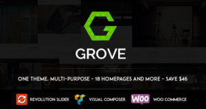 GROVE – Responsives Mehrzweck-WordPress-Vorlage