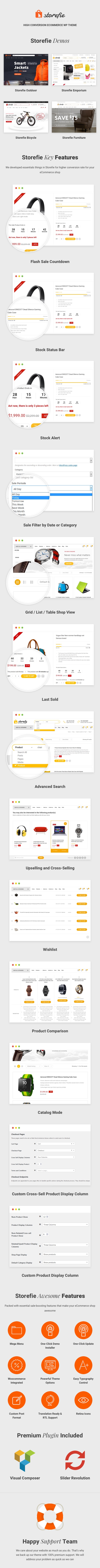 Storefie - Hochkonvertiertes eCommerce WordPress Vorlage - 1