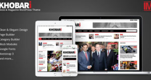 Khobari – Nachrichten & Magazin WordPress Layout