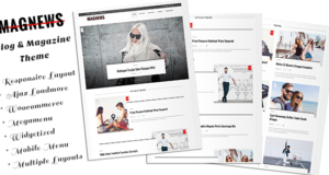 Magnews – Sauberes Blog- und Magazinthema