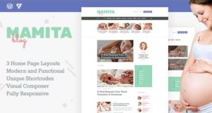 Mamita | Schwangerschaft & Mutterschaft Blog WordPress Vorlage