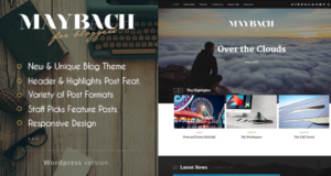 Maybach – Ein responsives WordPress Blog Vorlage