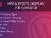 Mega Posts Anzeige für Elementor - Premium WordPress Plugin