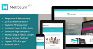 Metrolium – Responsives Mehrzweck-WP-Vorlage