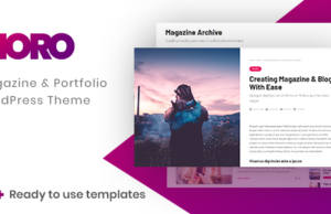 Moro – Mehrzweckmagazin mit Portfolio