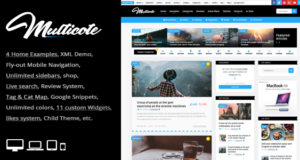 Multicote – Magazin und WooCommerce WordPress Layout