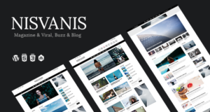 NISVANIS – 3 in 1 Magazin & Viral, Buzz & Blog Template