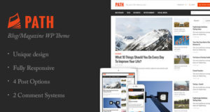 Pfad – Responsive Mehrzweck-Blog / Magazin-Thema