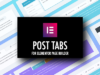 Post-Registerkarten für Elementor Page Builder
