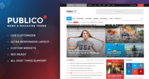 Publico – Modernes Magazin WordPress Template