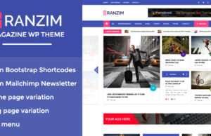 Ranzim – Responsive Magazine WordPress Layout