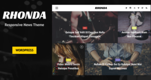 Rhonda – Responsive WordPress News Layout