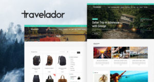 Travelador – WordPress Blog Reise & WooCommerce Shop Layout
