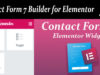 Wenden Sie sich an Form Seven CF7 Builder für Elementor
