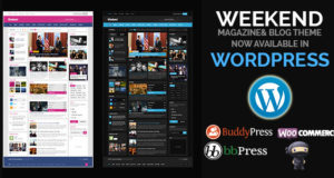 Wochenende – Magazin Responsive WordPress Vorlage