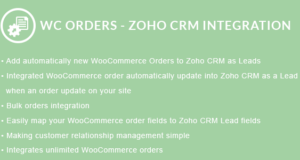 WooCommerce Orders – Zoho CRM-Integration
